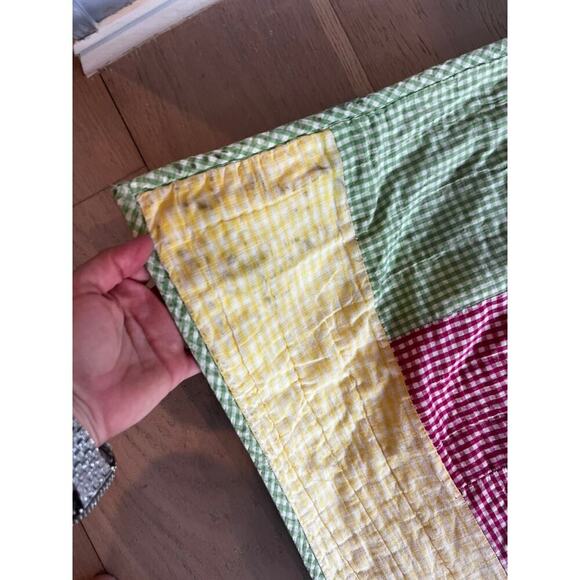 The Country Store HTF patchwork quilt country cottage vintage farmhouse 100x86 - Picture 12 of 16